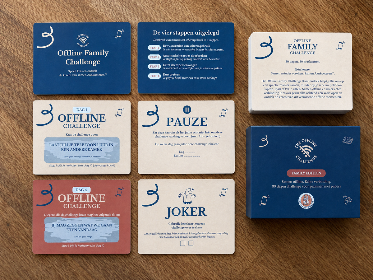 Offline Family Kaartendeck voor gezinnen met pubers