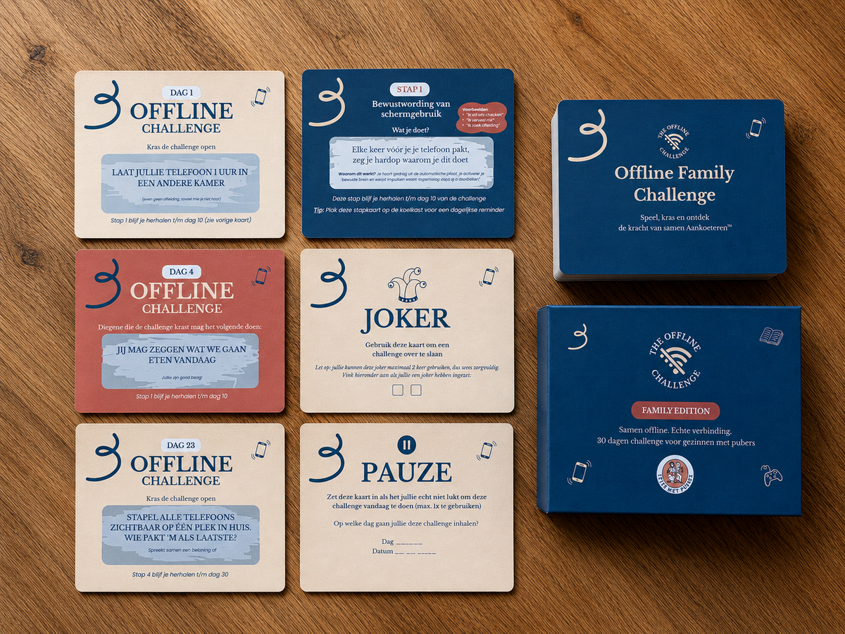 Offline Family Kaartendeck voor gezinnen met pubers